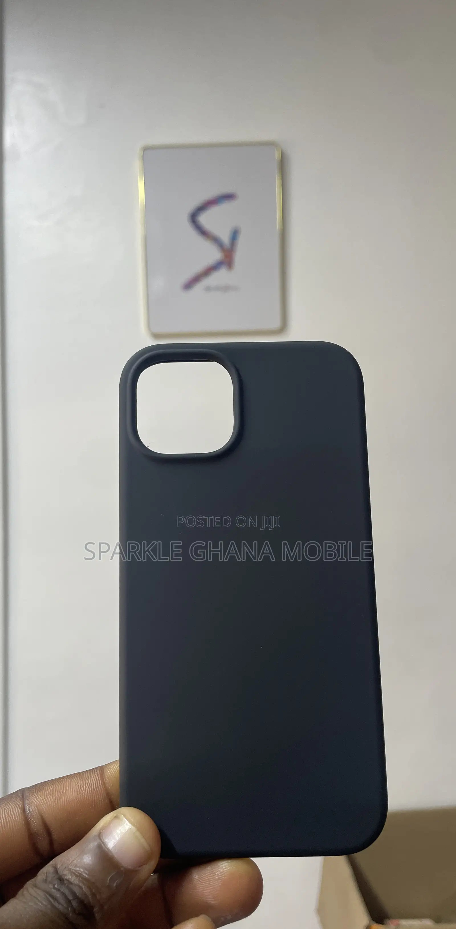 iPhone 14 Black Silicone McFance Case