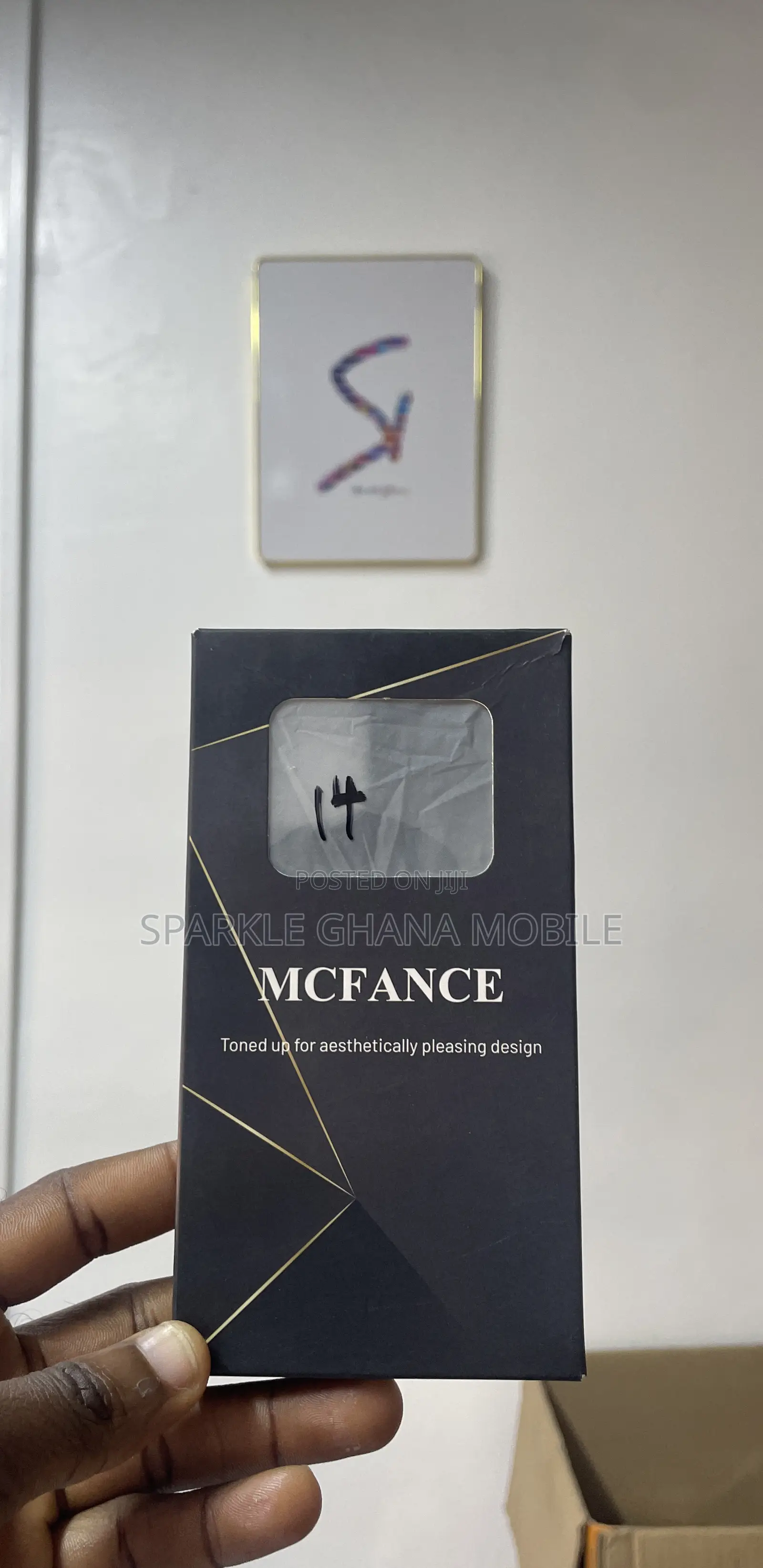 iPhone 14 Black Silicone McFance Case