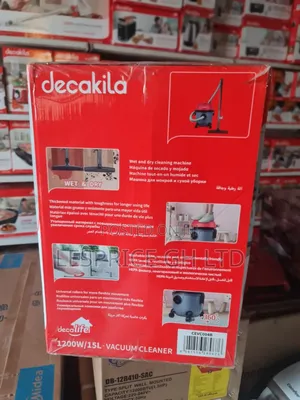 Decakila 15l Vacuum Cleaner: Super Fast Clean