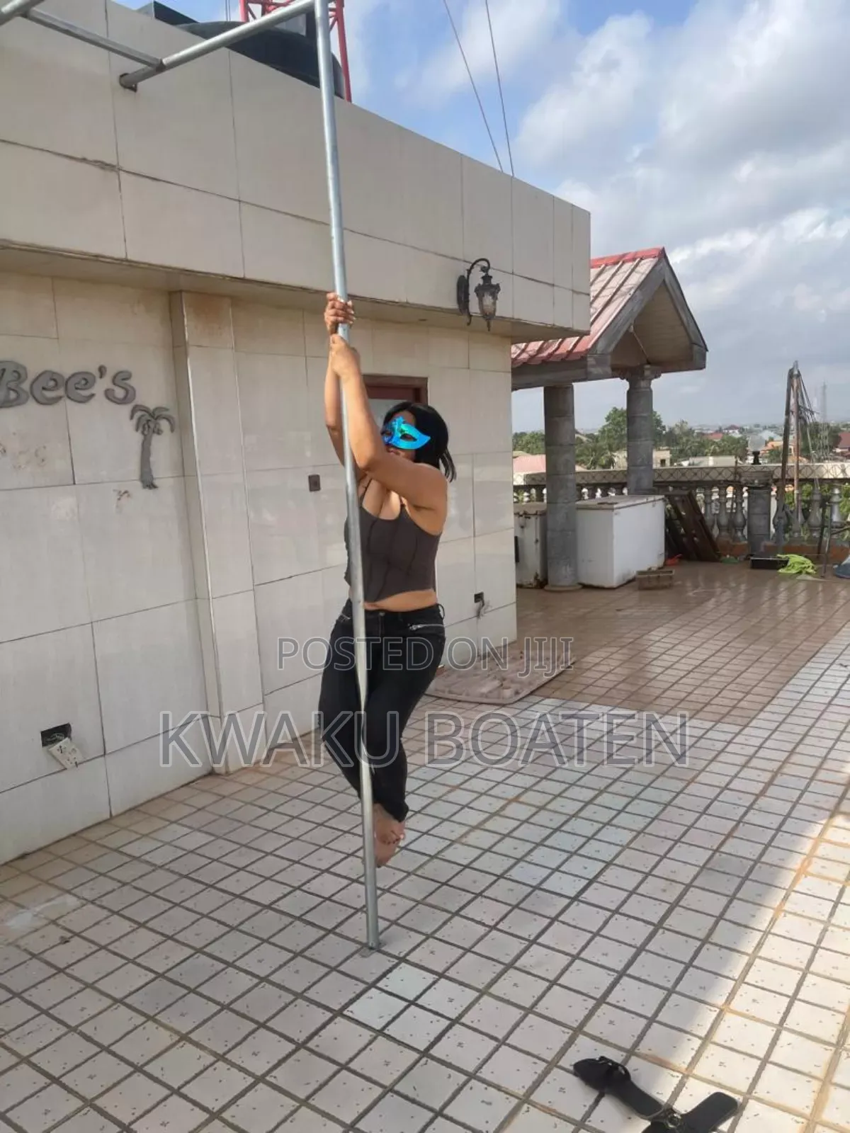 Rotating Stripper Pole/ Dance Pole for Night Clubs, Dance