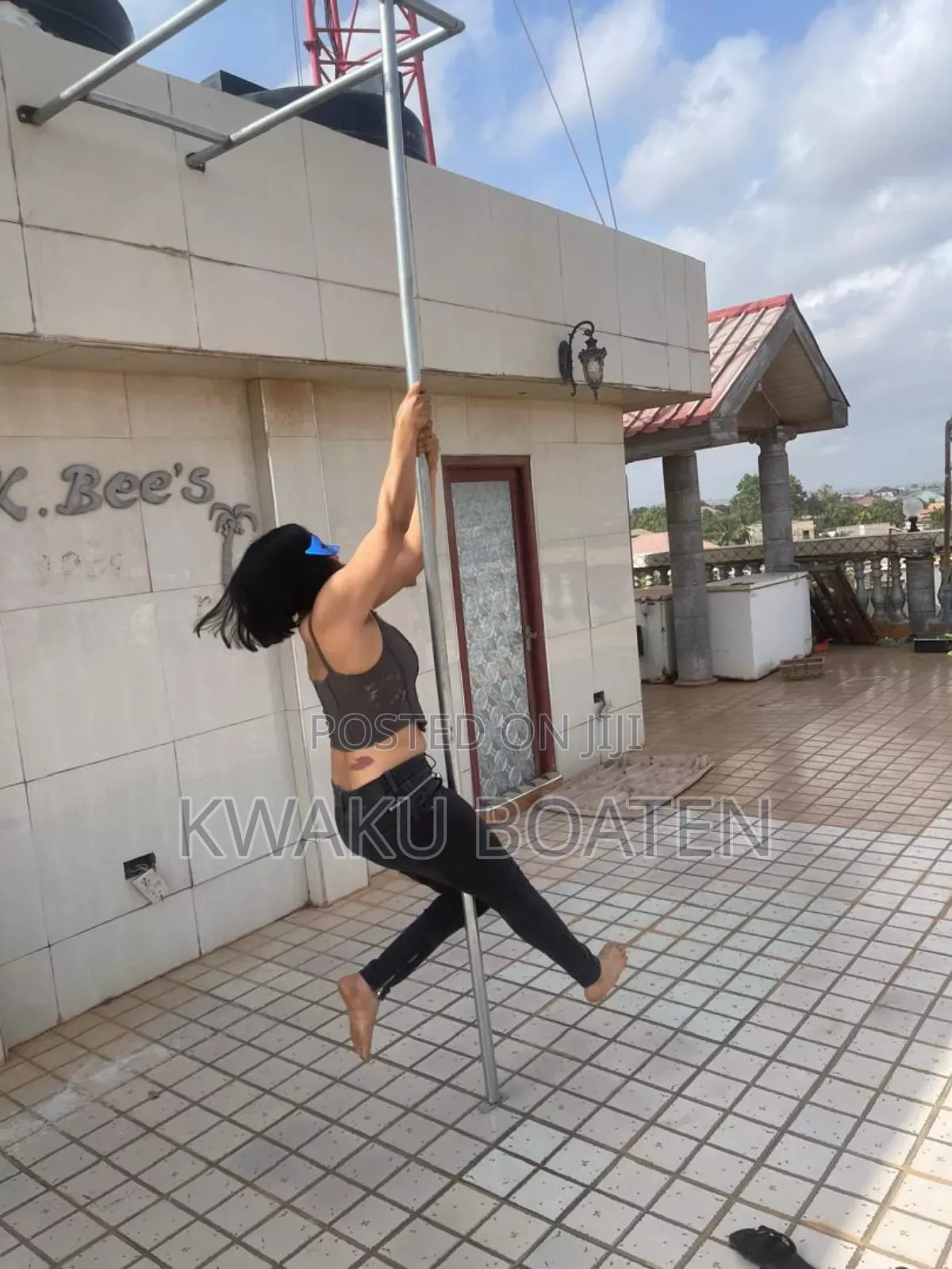 Rotating Stripper Pole/ Dance Pole for Night Clubs, Dance