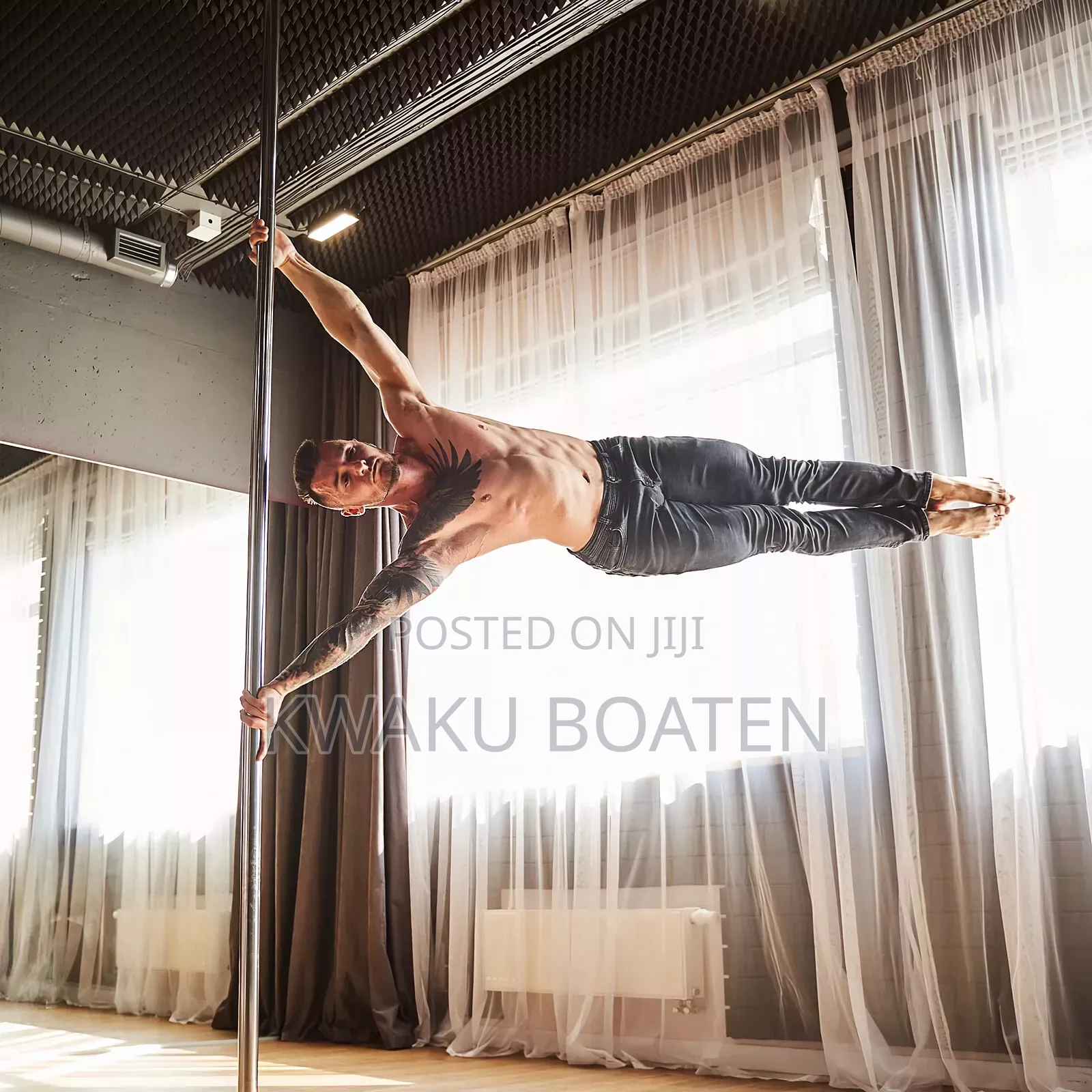 Rotating Stripper Pole/ Dance Pole for Night Clubs, Dance