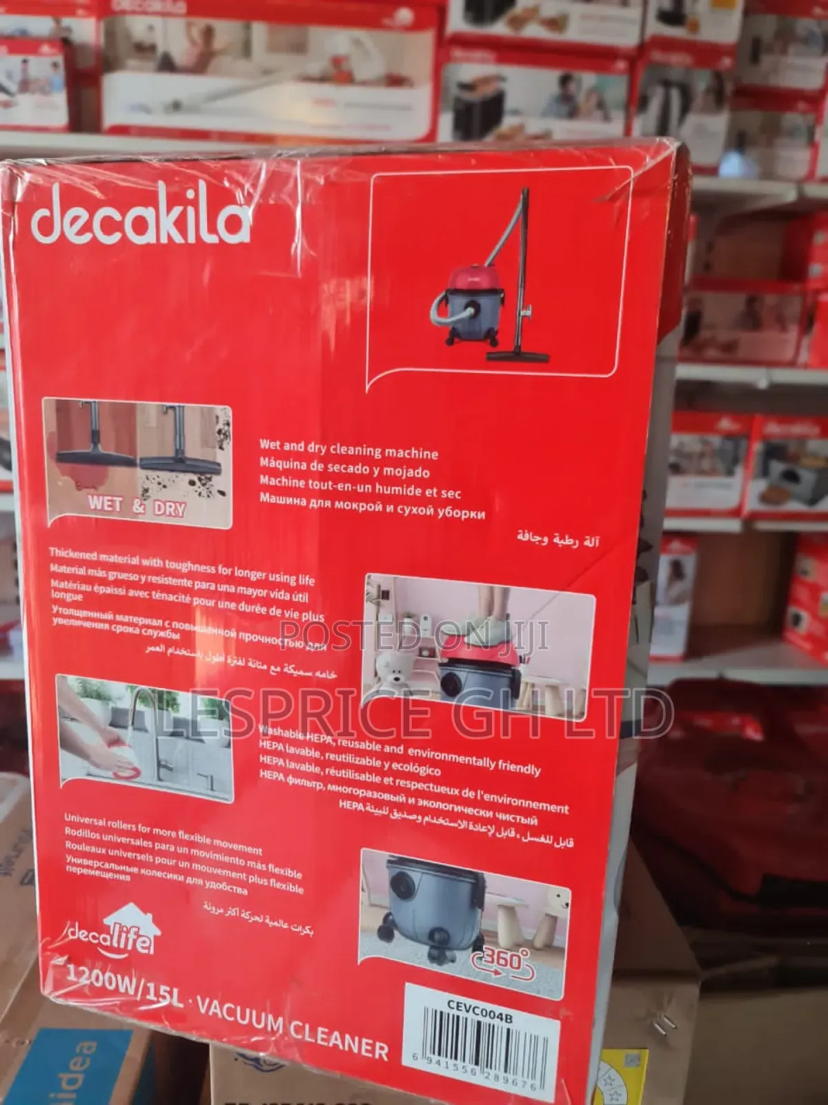 Strong 1200w Vacuum - Dust Free in Minutes