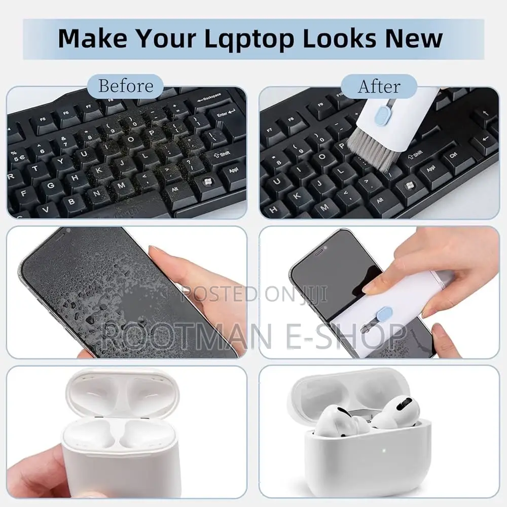 7-in-1 Cleaning Brush, Multifunction Keyboard Cleaning Kit