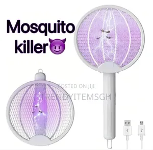2 in 1 Rechargeablelectric Fly Swatter Mosquito Killer Lamp