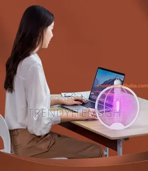 2 in 1 Rechargeablelectric Fly Swatter Mosquito Killer Lamp
