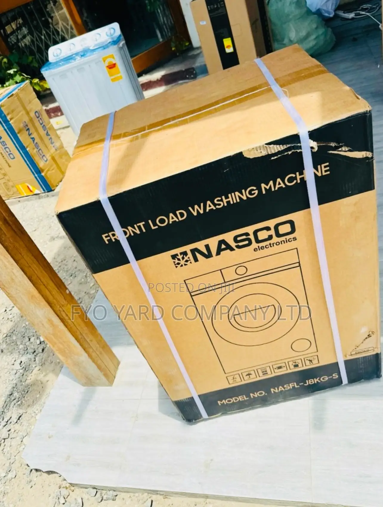 , Auto Start Nasco Front Load 8kg Full Auto Washing Machine
