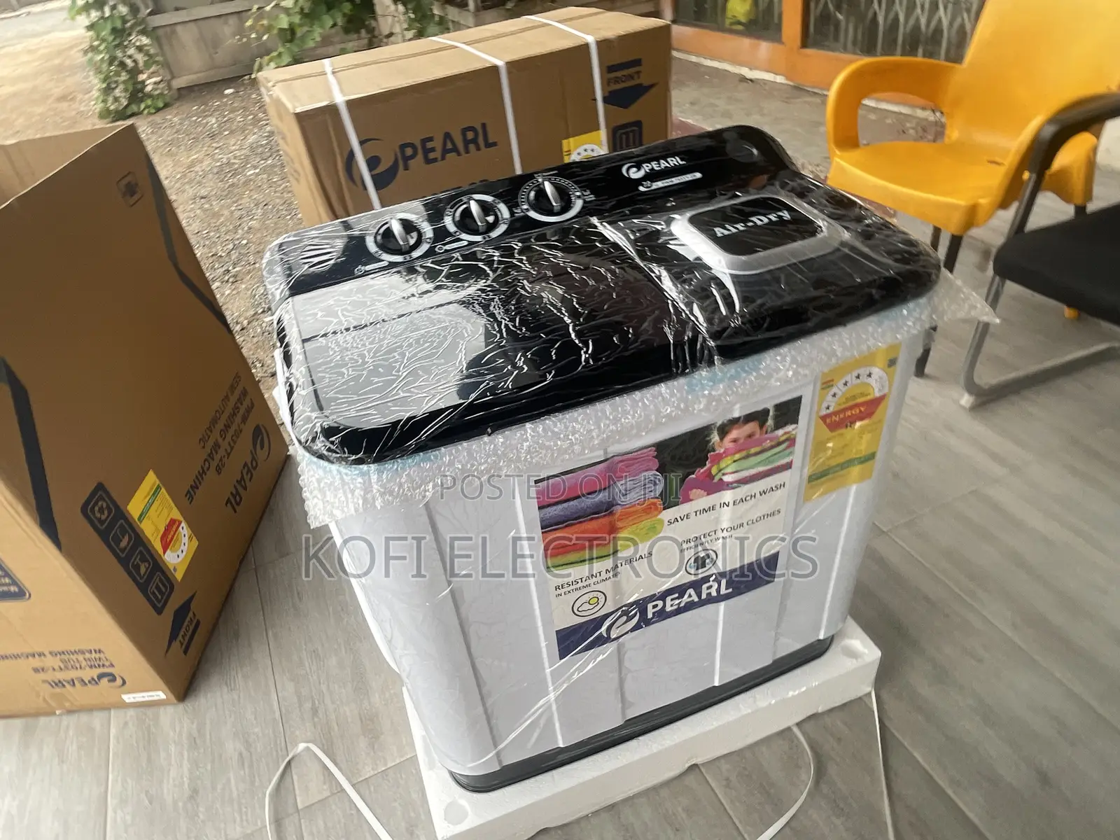 Less Vibration Pearl 7kg Twin Tub Washing Machine Pwm-70tt