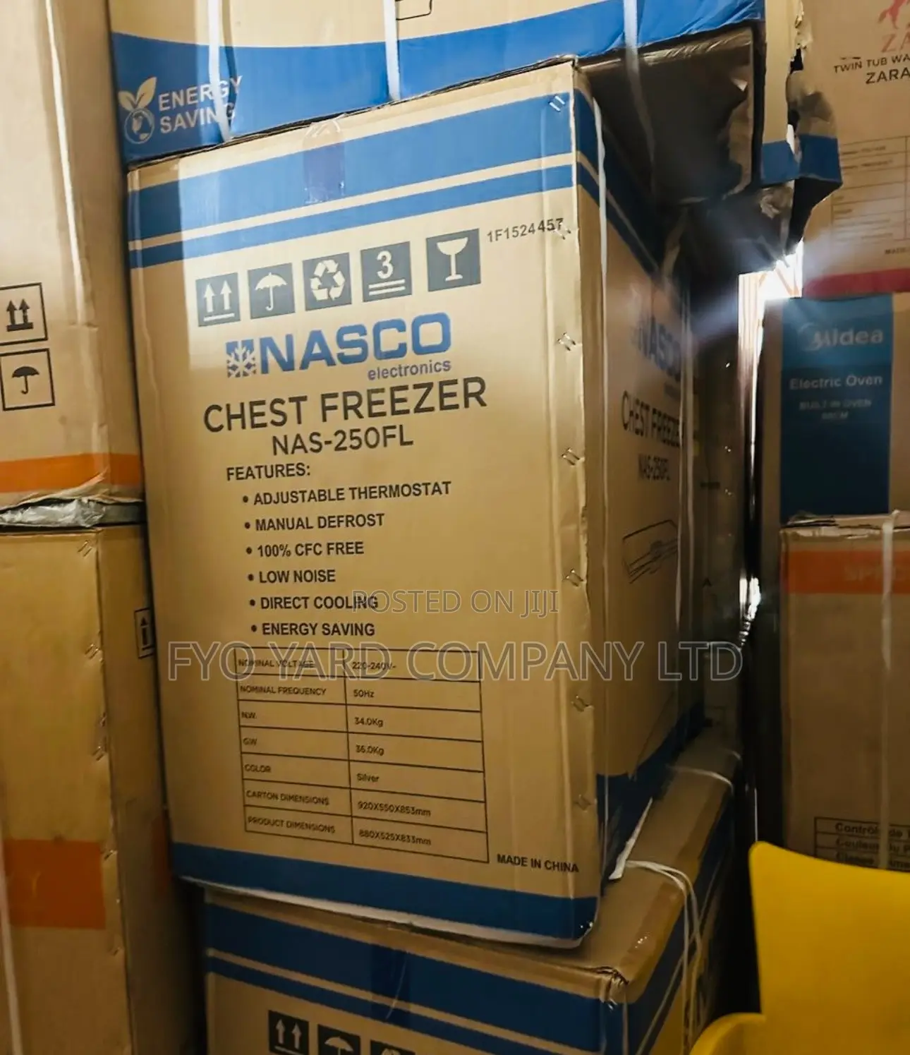 Full Quality Rated Nasco 200liters Chest Freezer