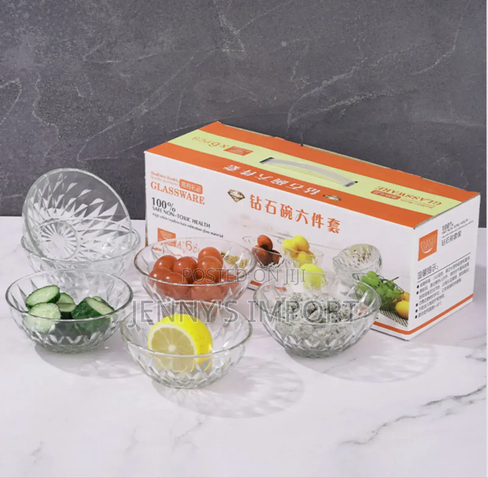 6 Sets Glass Bowls