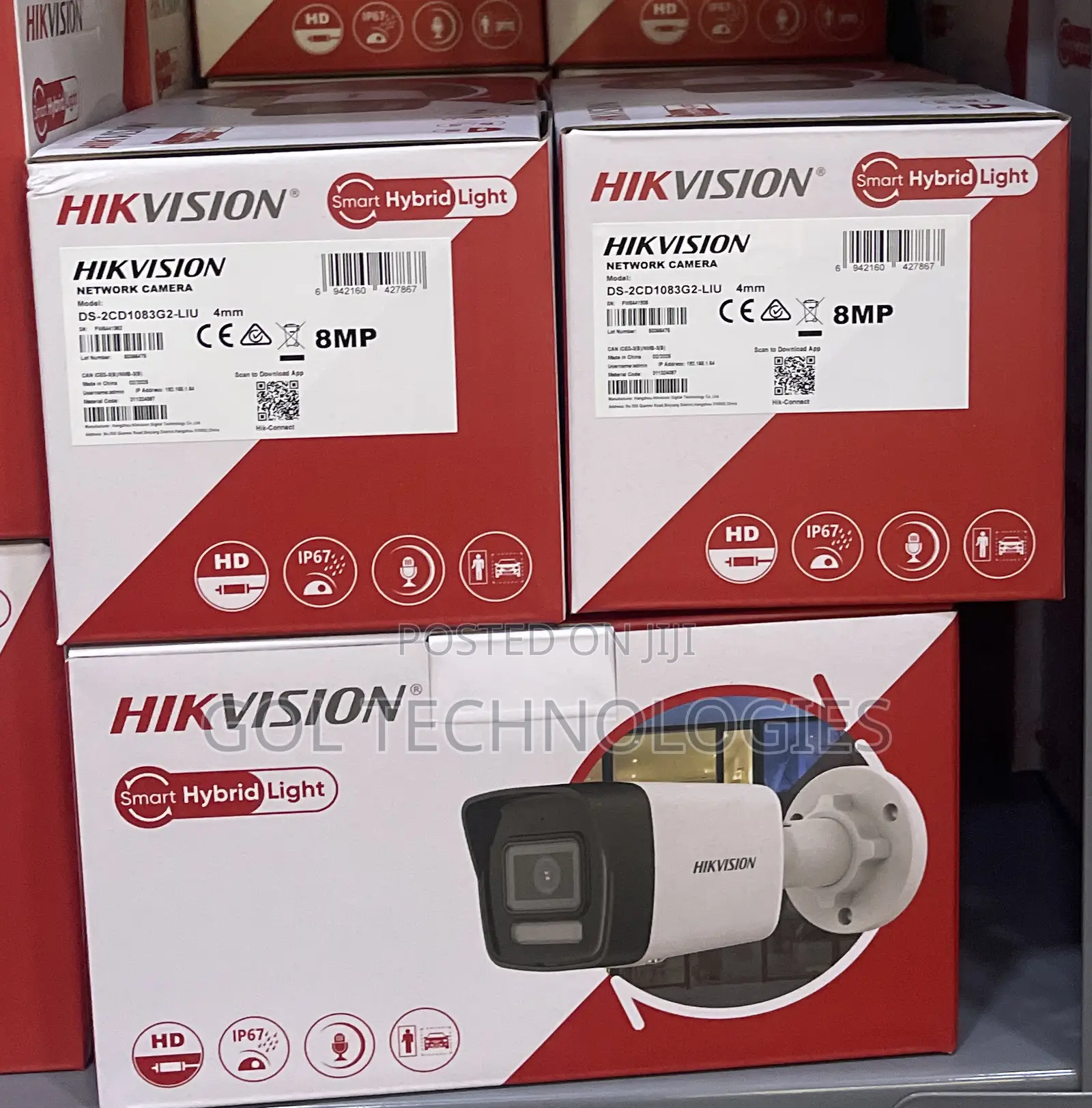 Hikvision Full Color Audio Ds-2cd1083g2-Liu(F) 8 Mp Smart