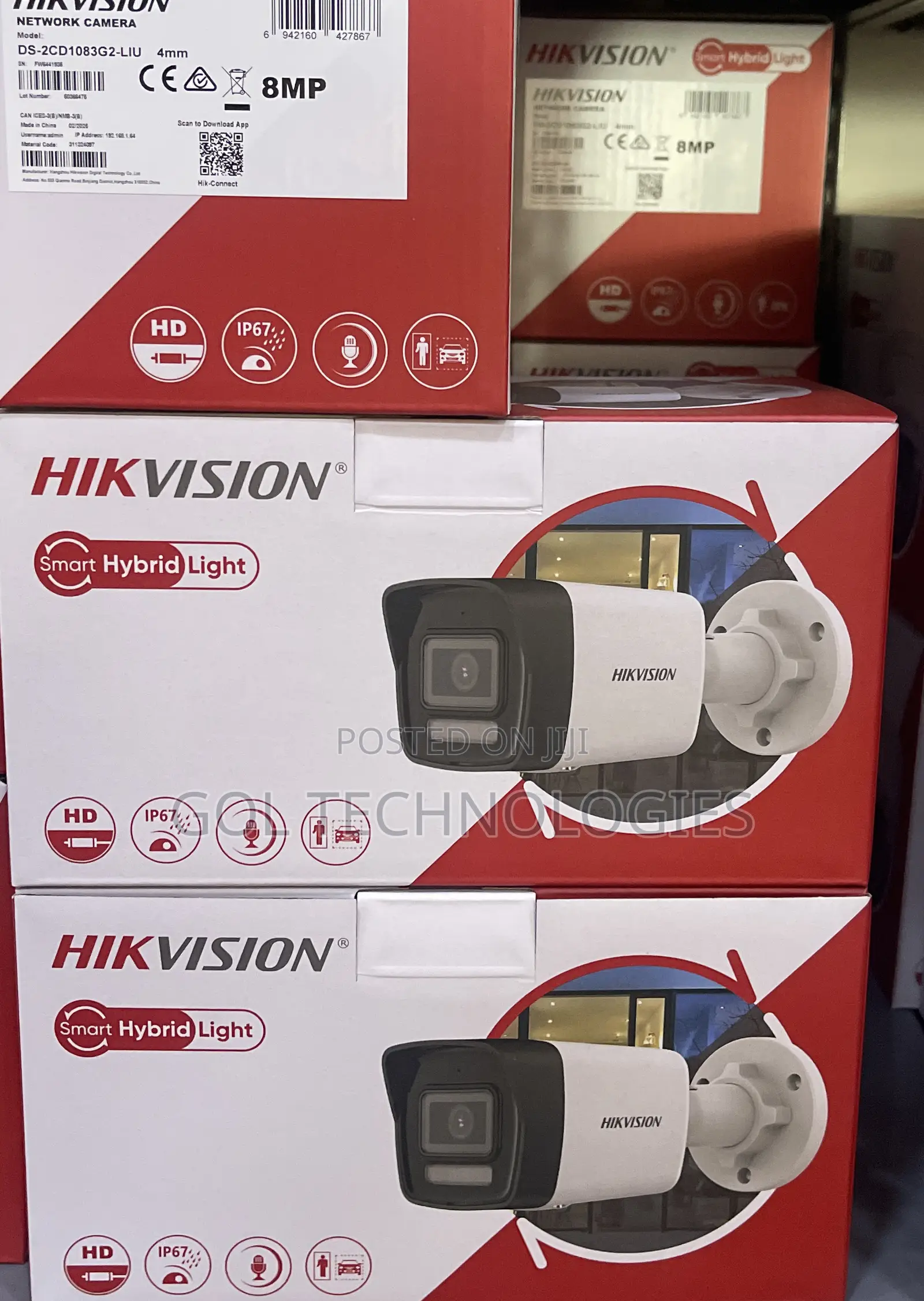Hikvision Full Color Audio Ds-2cd1083g2-Liu(F) 8 Mp Smart