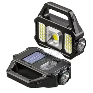 Multifunctional Solar/ Rechargeable Torch Light in Stock