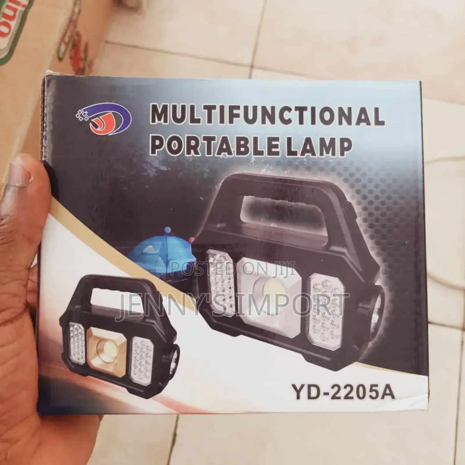 Multifunctional Solar/ Rechargeable Torch Light in Stock