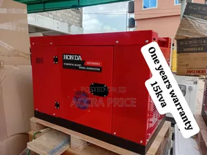 Impressive 15kva 16500wats Diesel Silent Generator Honda New