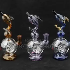 Limited Edition Dolphin Glass Bongs Oil Rig Water Pipe