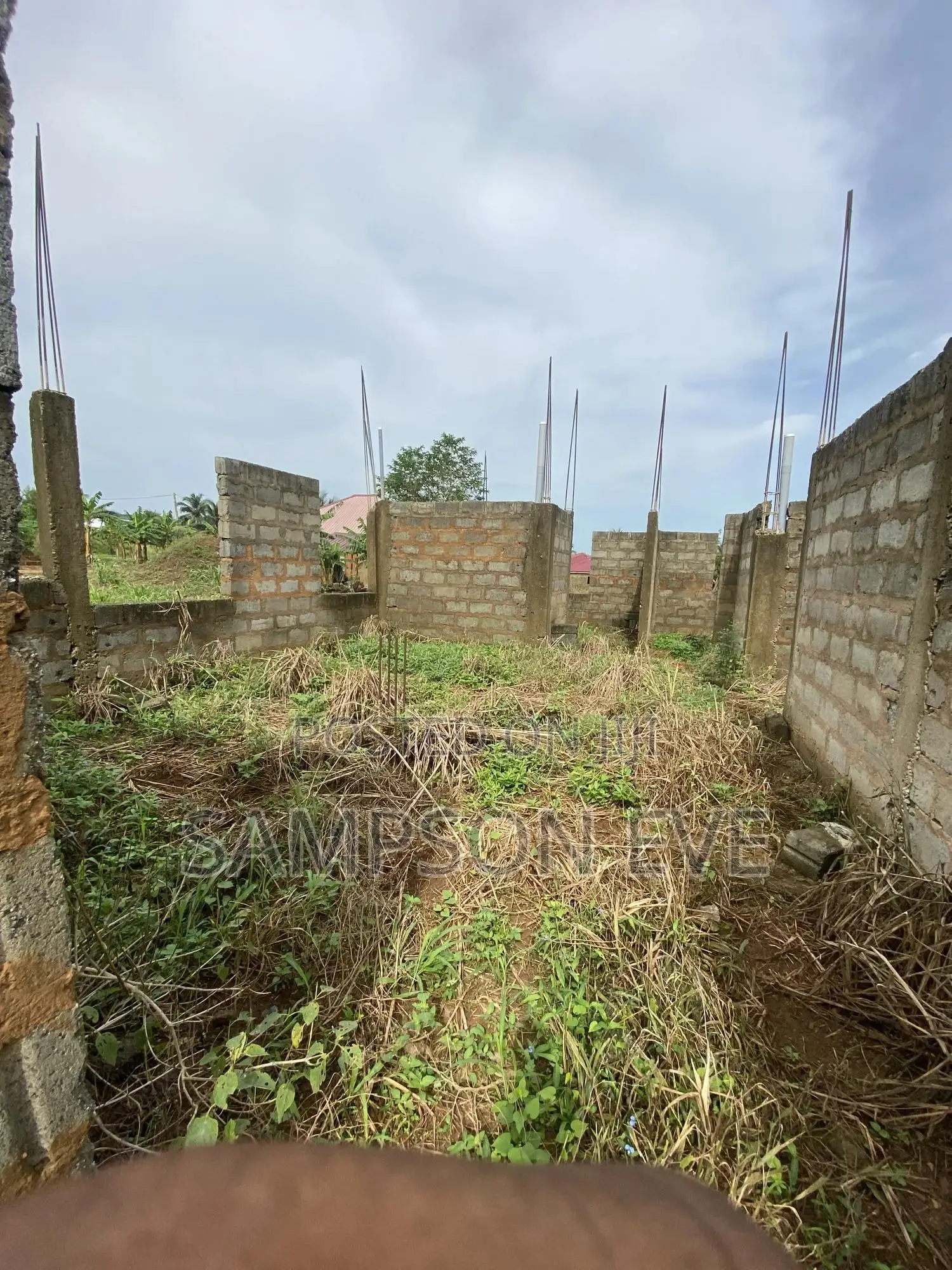 Uncompleted 2 Bedroom House For Sale At Aburi-fotobi + Blocks & Stones