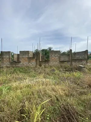 Uncompleted 2 Bedroom House For Sale At Aburi-fotobi + Blocks & Stones