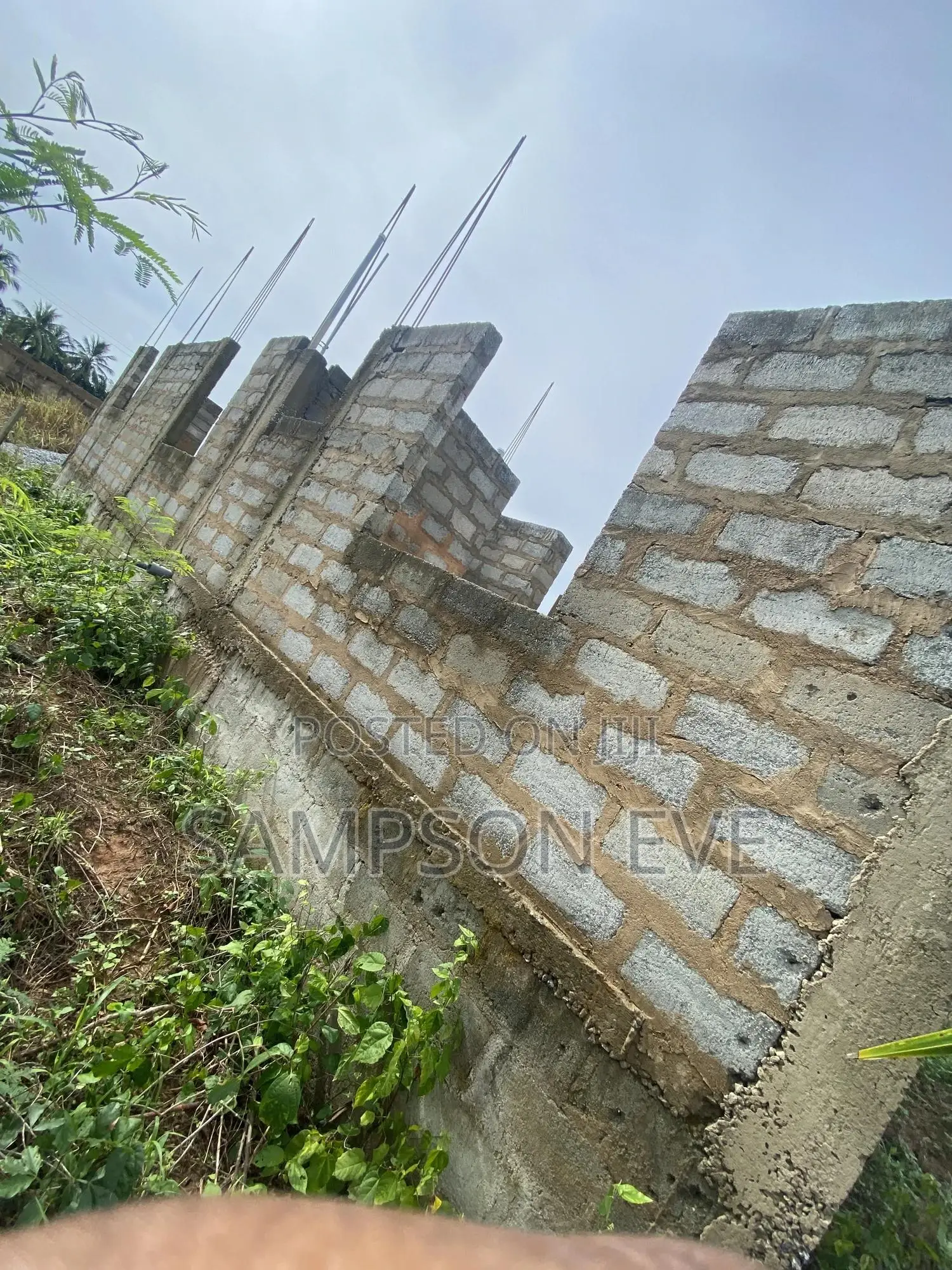 Uncompleted 2 Bedroom House For Sale At Aburi-fotobi + Blocks & Stones