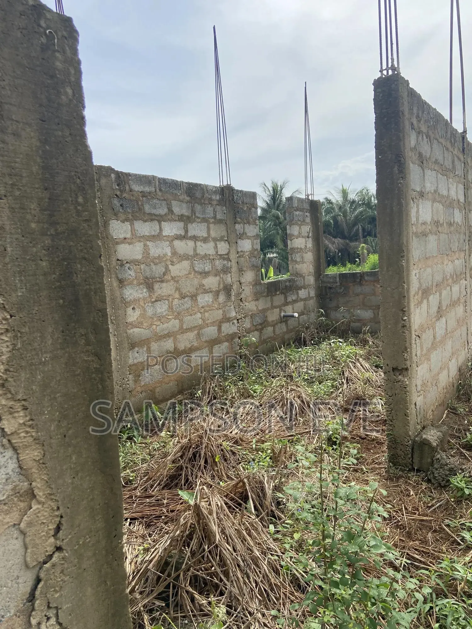 Uncompleted 2 Bedroom House For Sale At Aburi-fotobi + Blocks & Stones