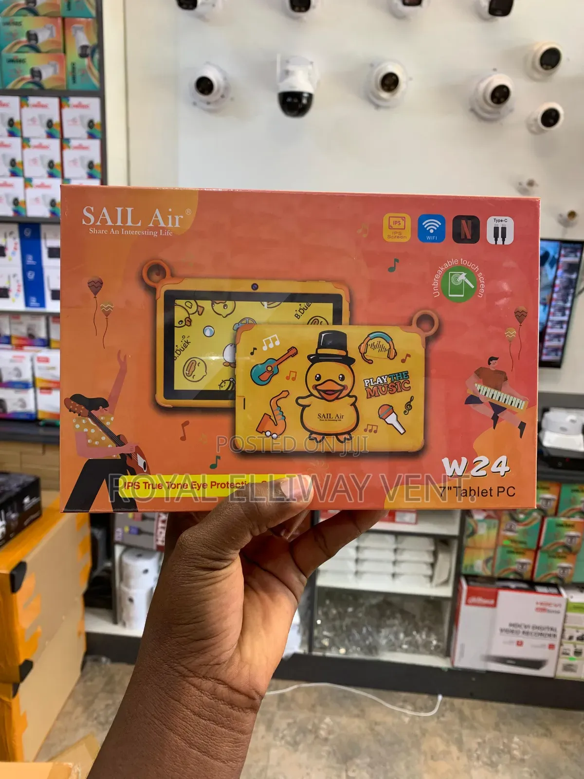 Kids Tablet Unbreakable Screen ( Wifi)