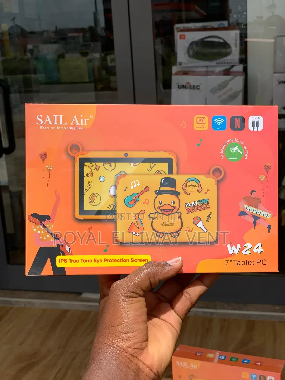 Kids Tablet With Unbreakable Screen Protector