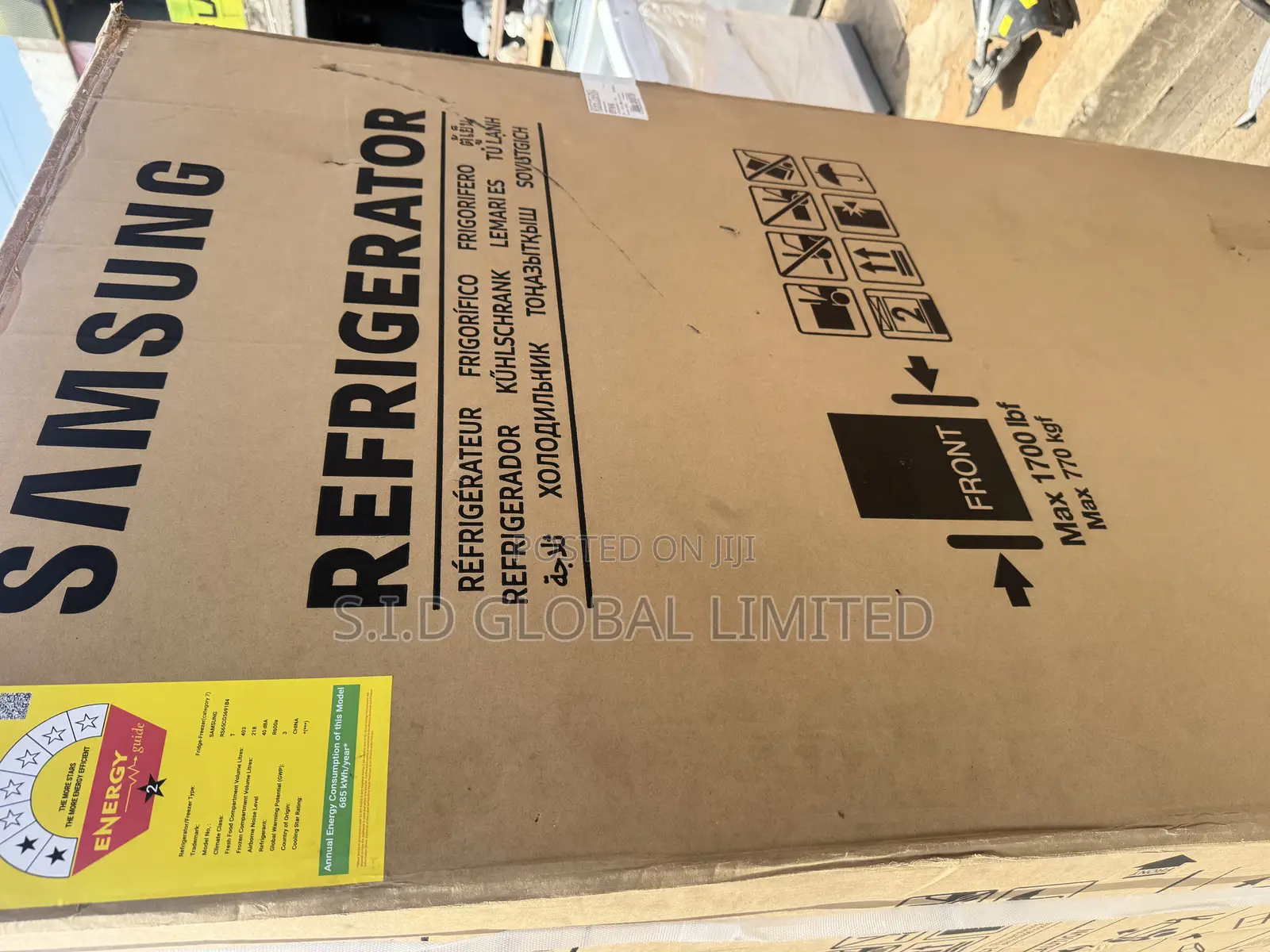 Samsung 602 Nonplumbing Side by Side Fridge Rs65cg5691b4/Gh