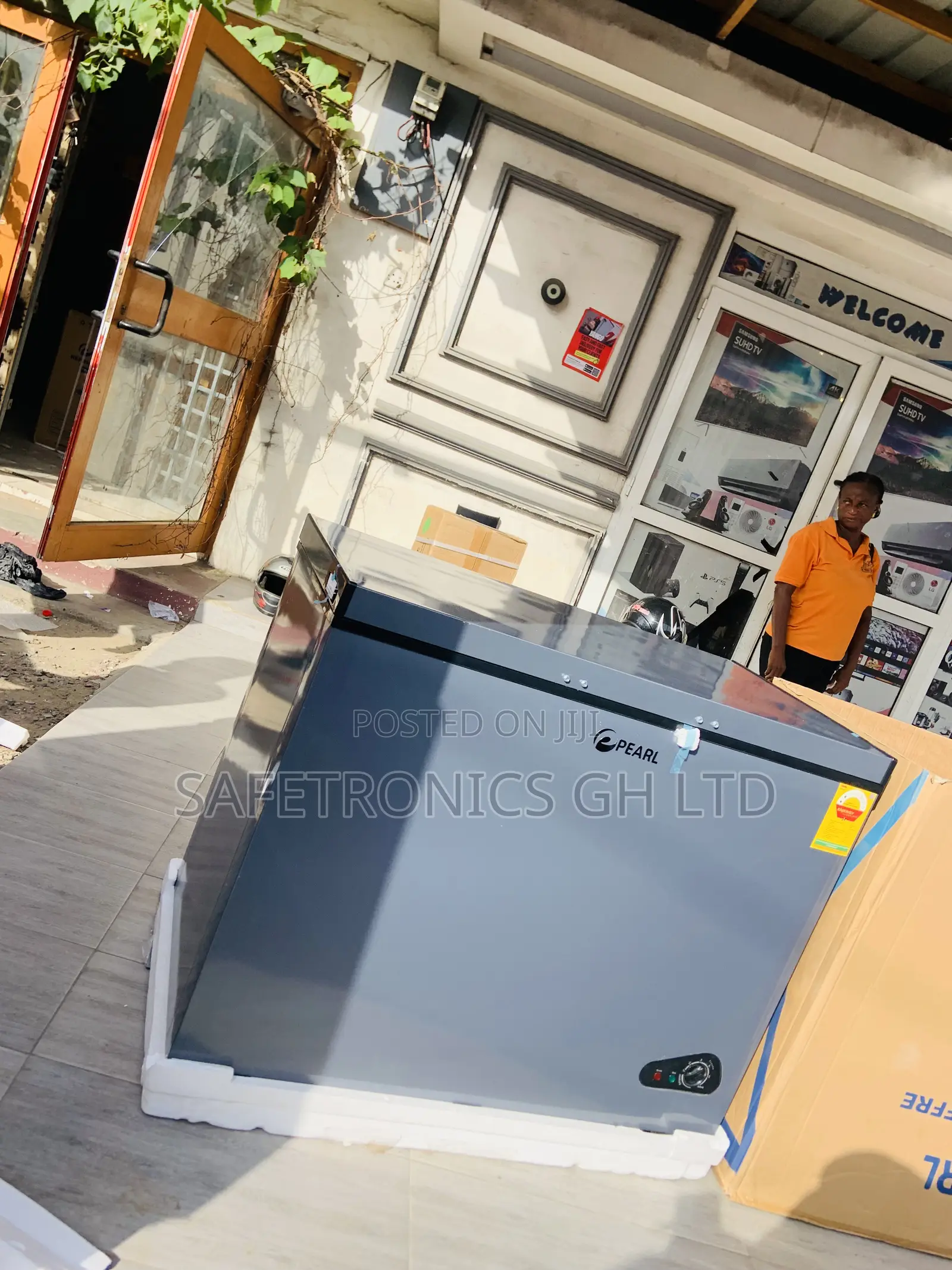 Fast Cooler Singledoor 250 Liters Dark Grey Chestfreezer