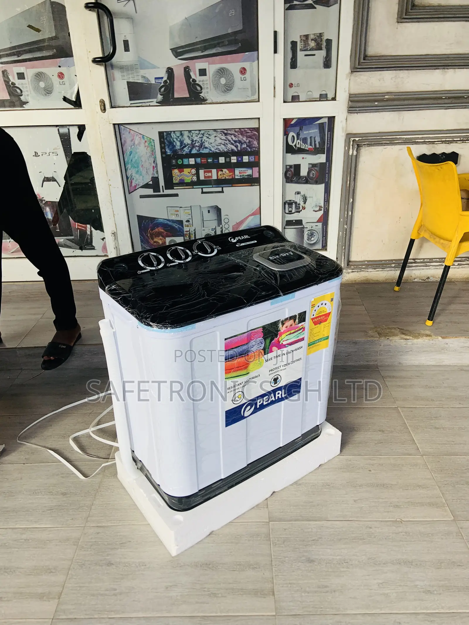 Sealed Wash and Spin 7kg Topload Pearl Semiauto Washer