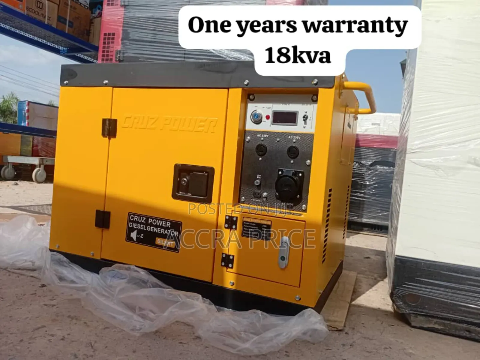 Eco-Conscious Cruz Power Diesel Generator 18kva 18kw Genset
