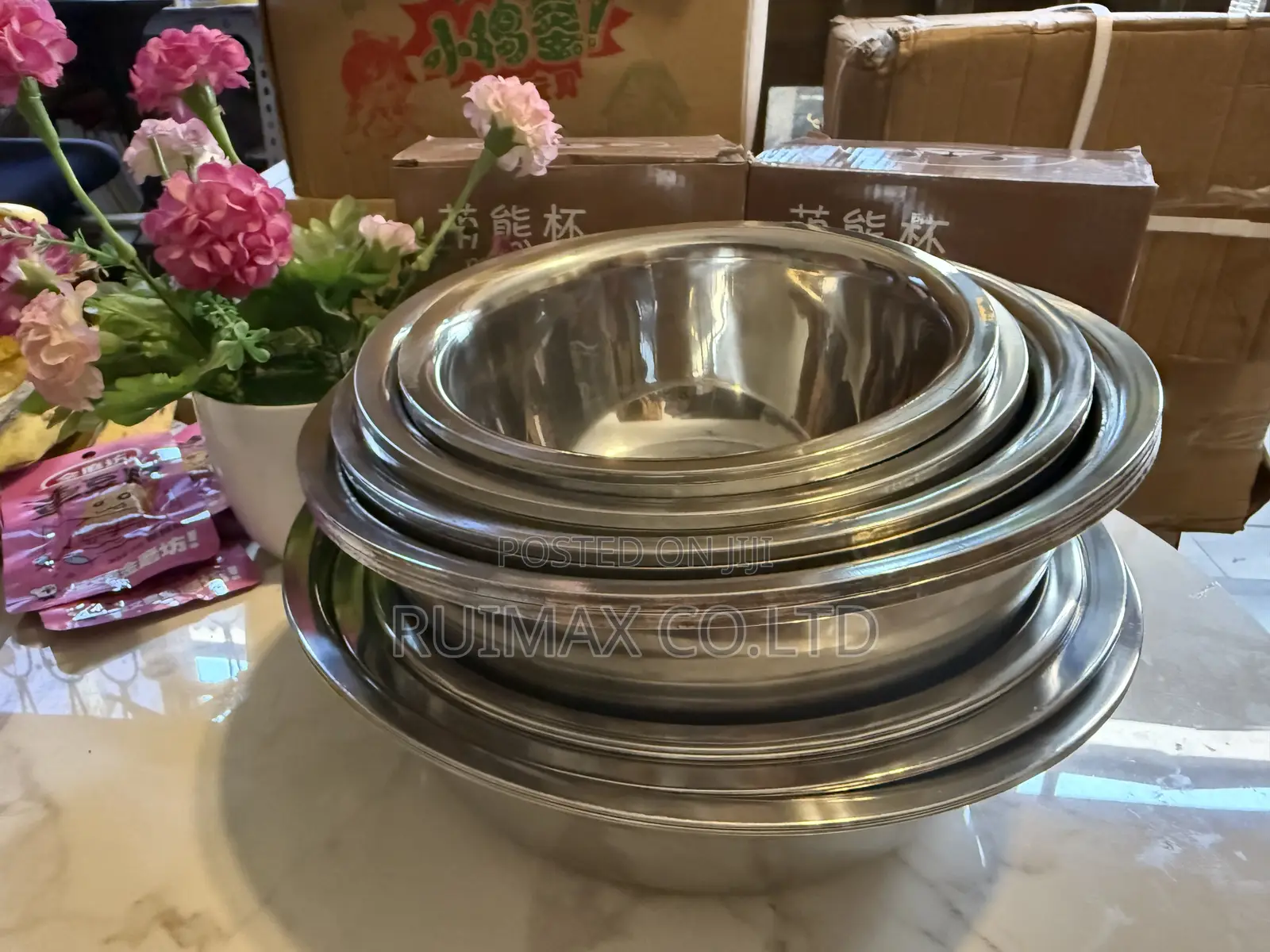 Stainless Steel Bowls And Plate For Sell