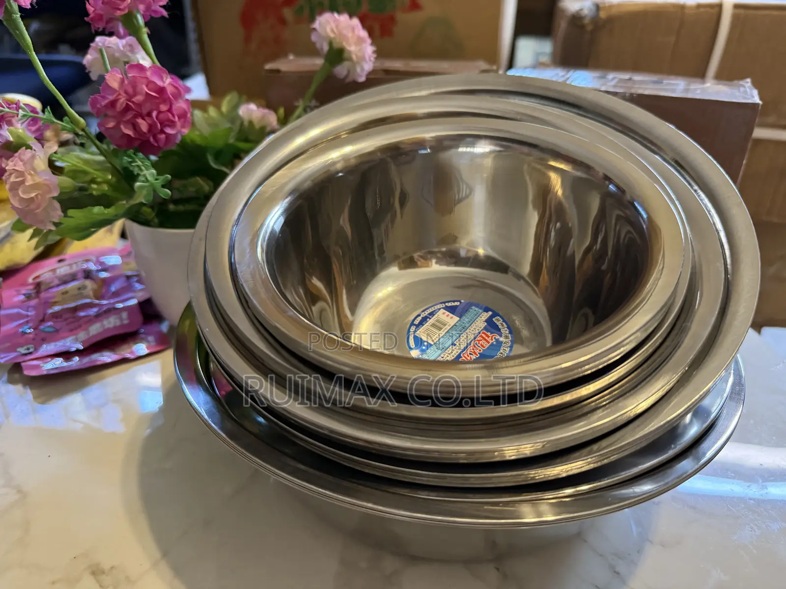 Stainless Steel Bowls And Plate For Sell