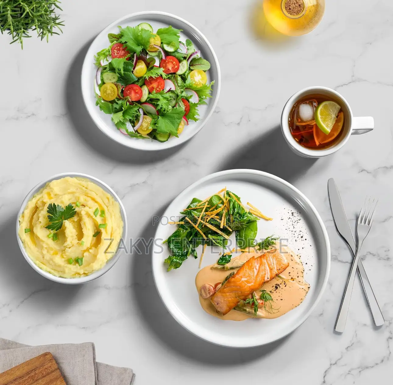 Lux Round Dinnerware 16pcs