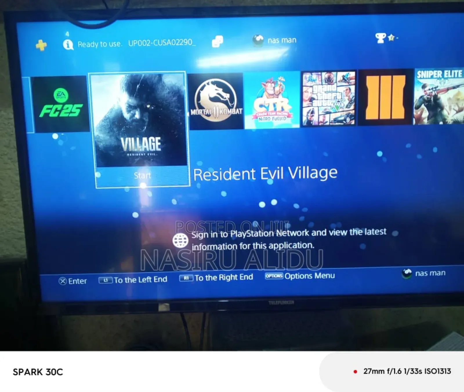 Ps4 Slim With Fc26 7 Games