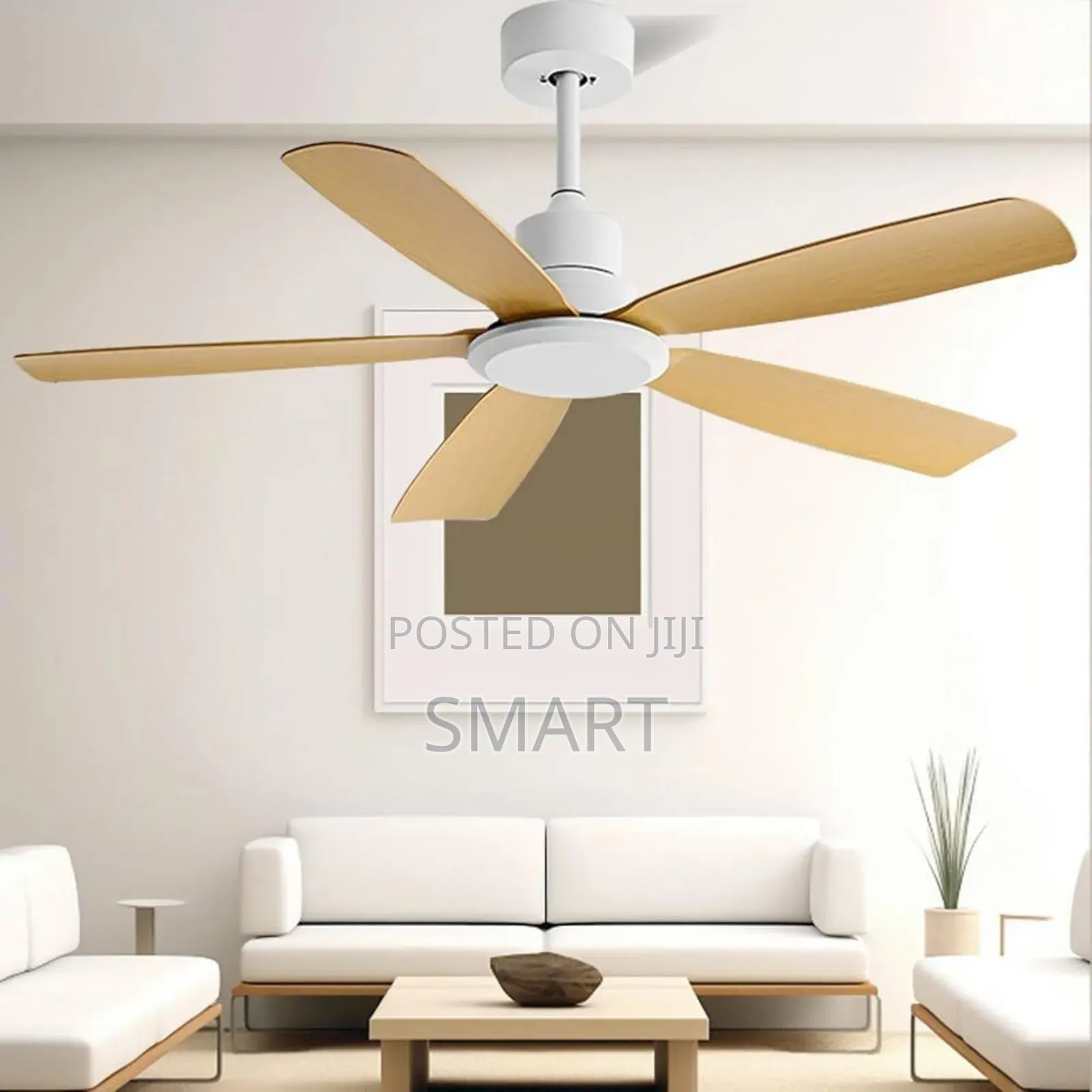 Executive Art Fan Light With Remote