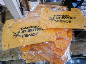 Electric Fence Warning Sign