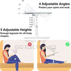 Laptop Bed Desk - Adjustable Computer Bed Table