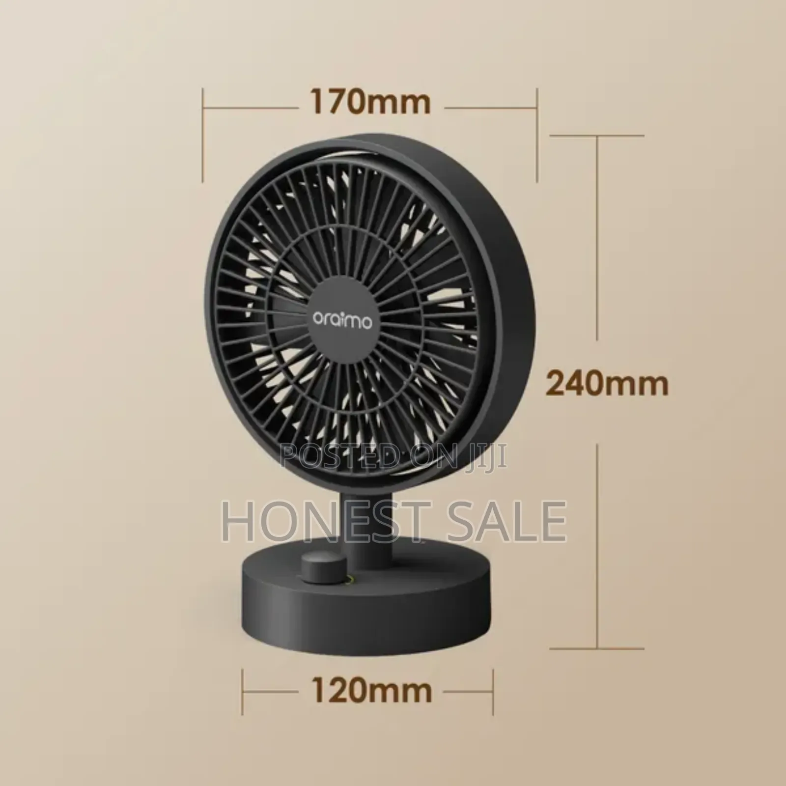 Oraimo Smarttablefan 5w Table Fan