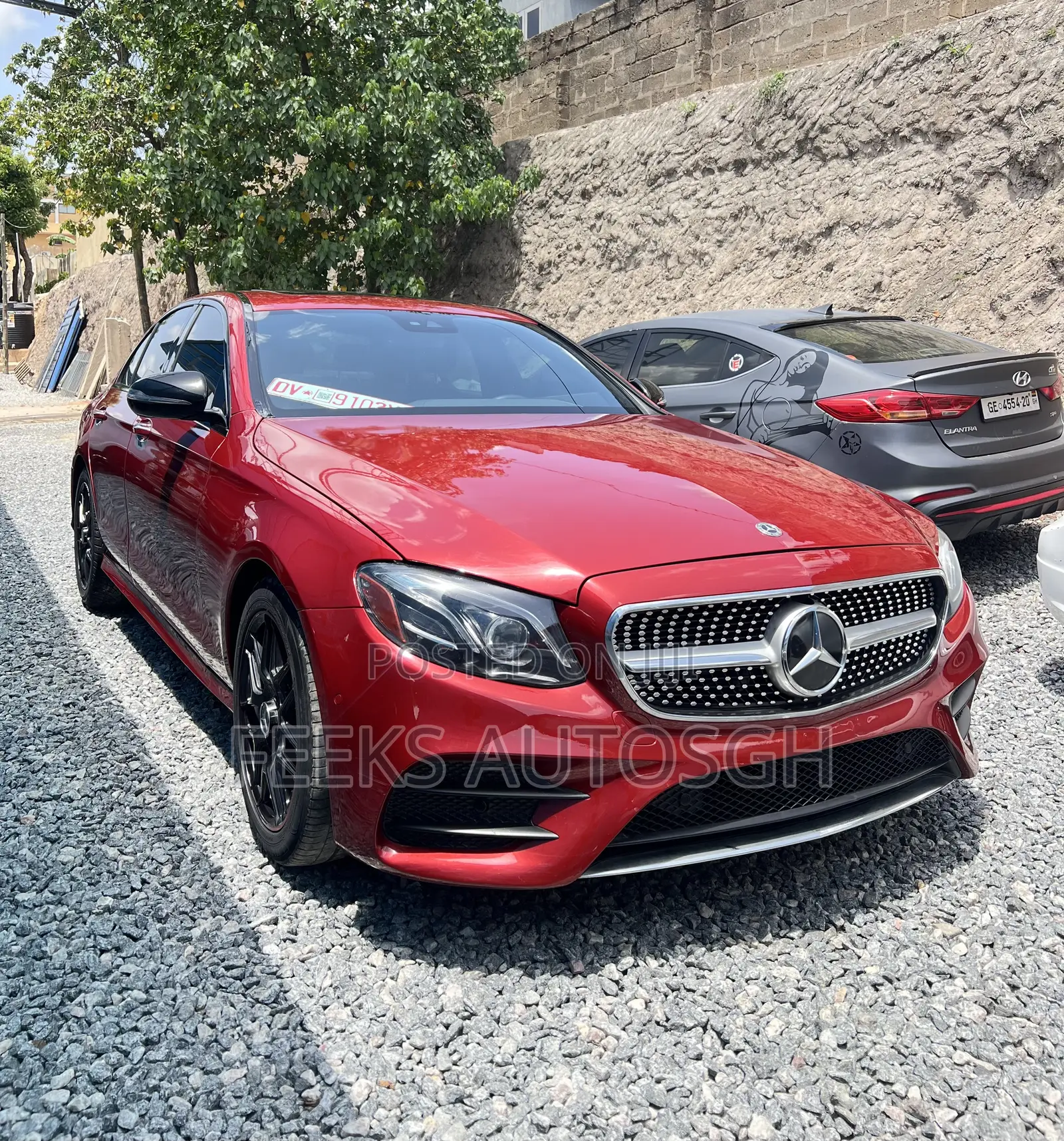 Mercedes-Benz E300 4Matic AWD Sedan (2.0L 4cyl 9A) 2017 Red