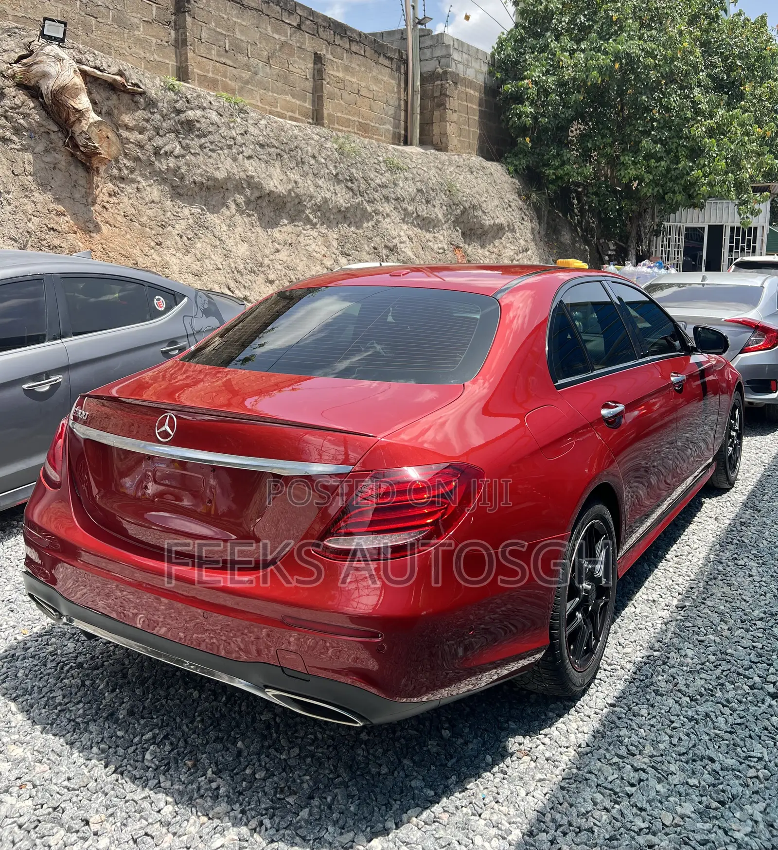 Mercedes-Benz E300 4Matic AWD Sedan (2.0L 4cyl 9A) 2017 Red