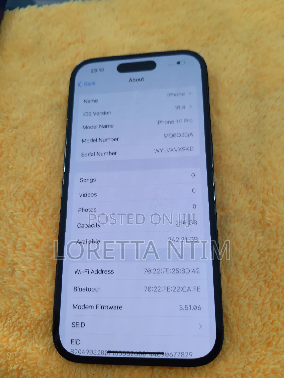Apple iPhone 14 Pro 256 GB Black