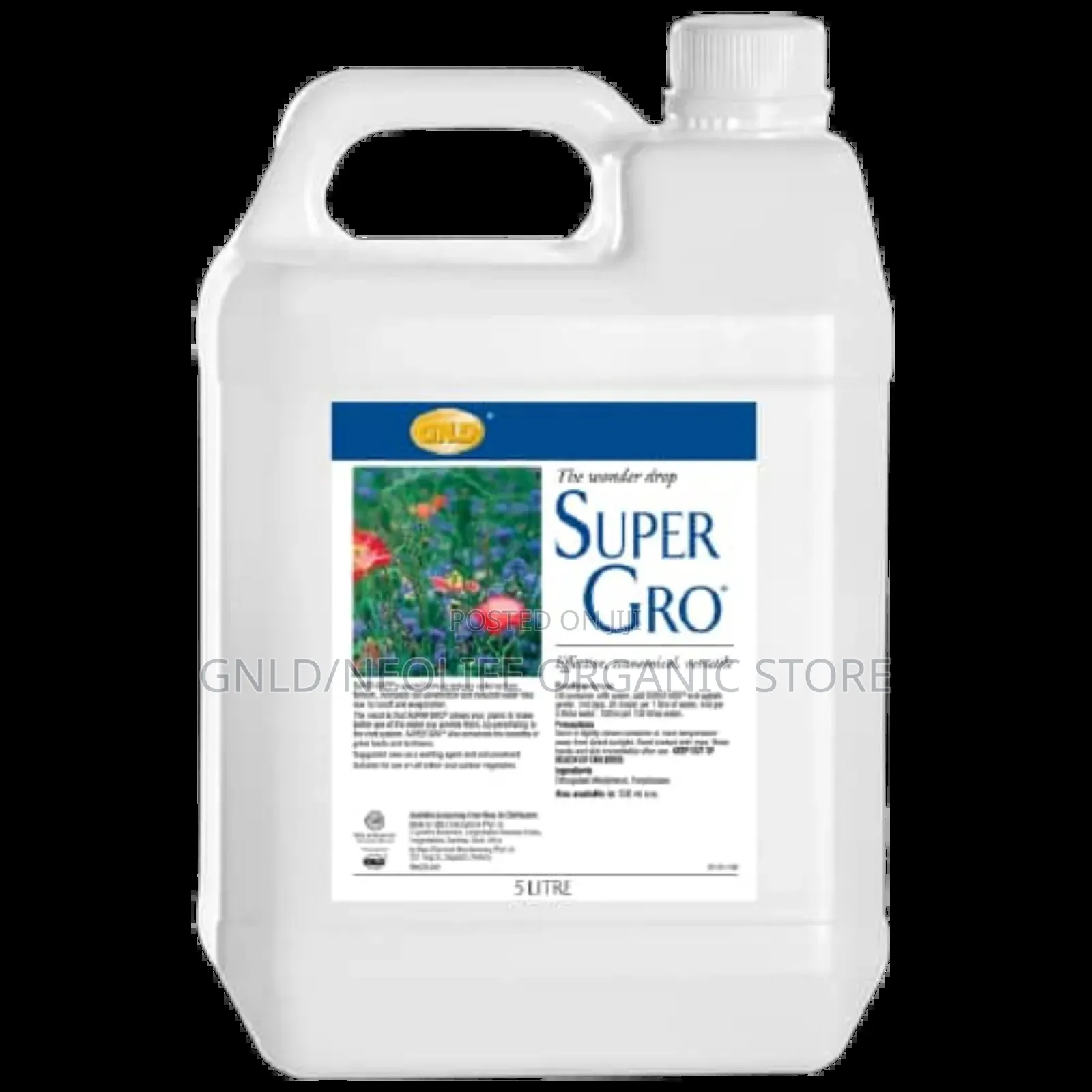 Super Gro Liquid Organic Fertilizer 5lt Gallon