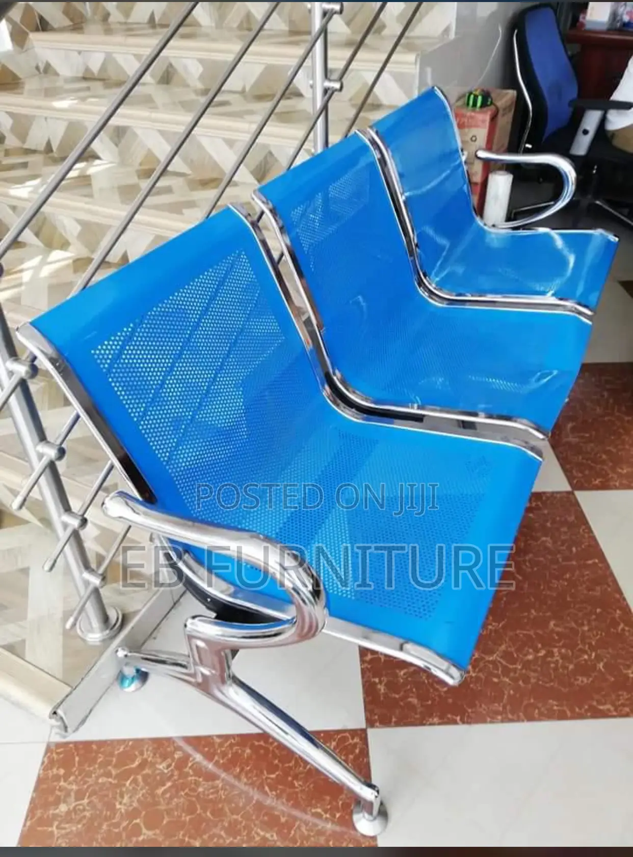 Metal 3 in One/ Waiting Chair