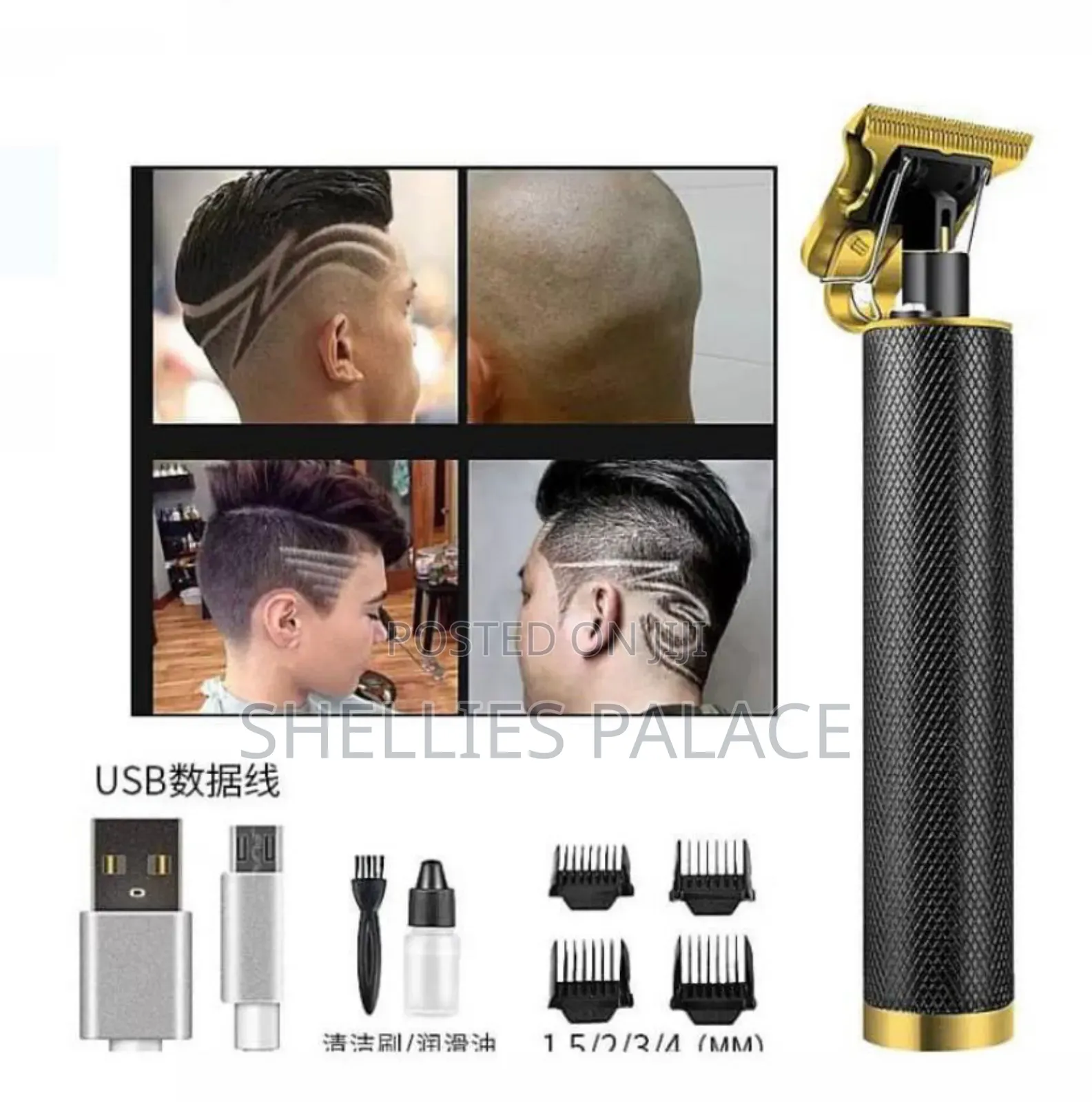 3 N 1 Professional Electric Cordless Stainless Steel Beard