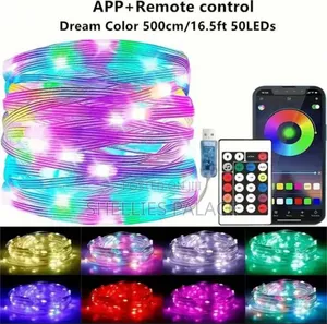 Photo - Multi Chasing in Line Voice Control RGB Bluetooth App Light