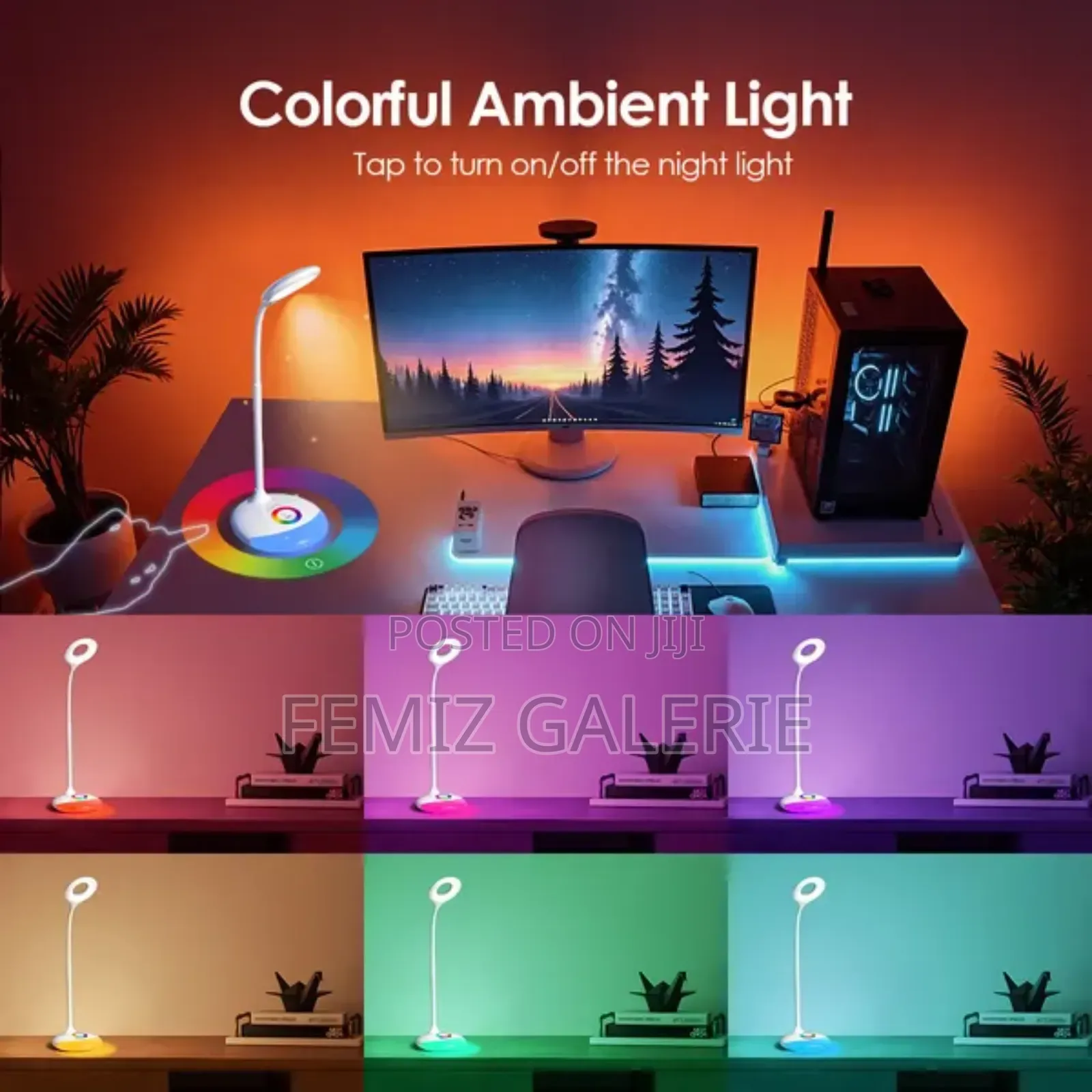Oraimo Cornerglow 5w RGB Ambient Light Desktop Lamp