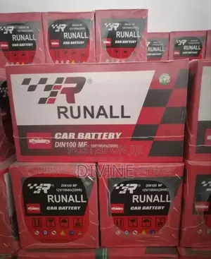 Runall Car Battery 62ah,Free Delivery