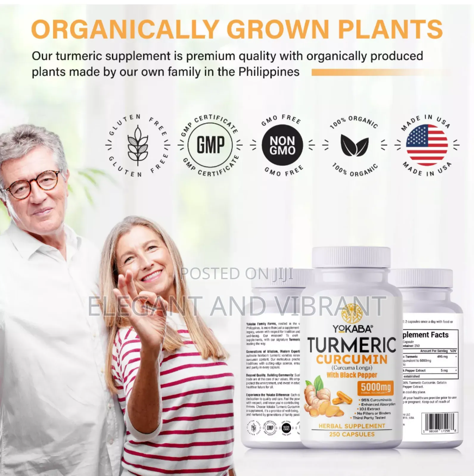 Turmeric Curcumin 5000mg Herbal Extract With Bioperine
