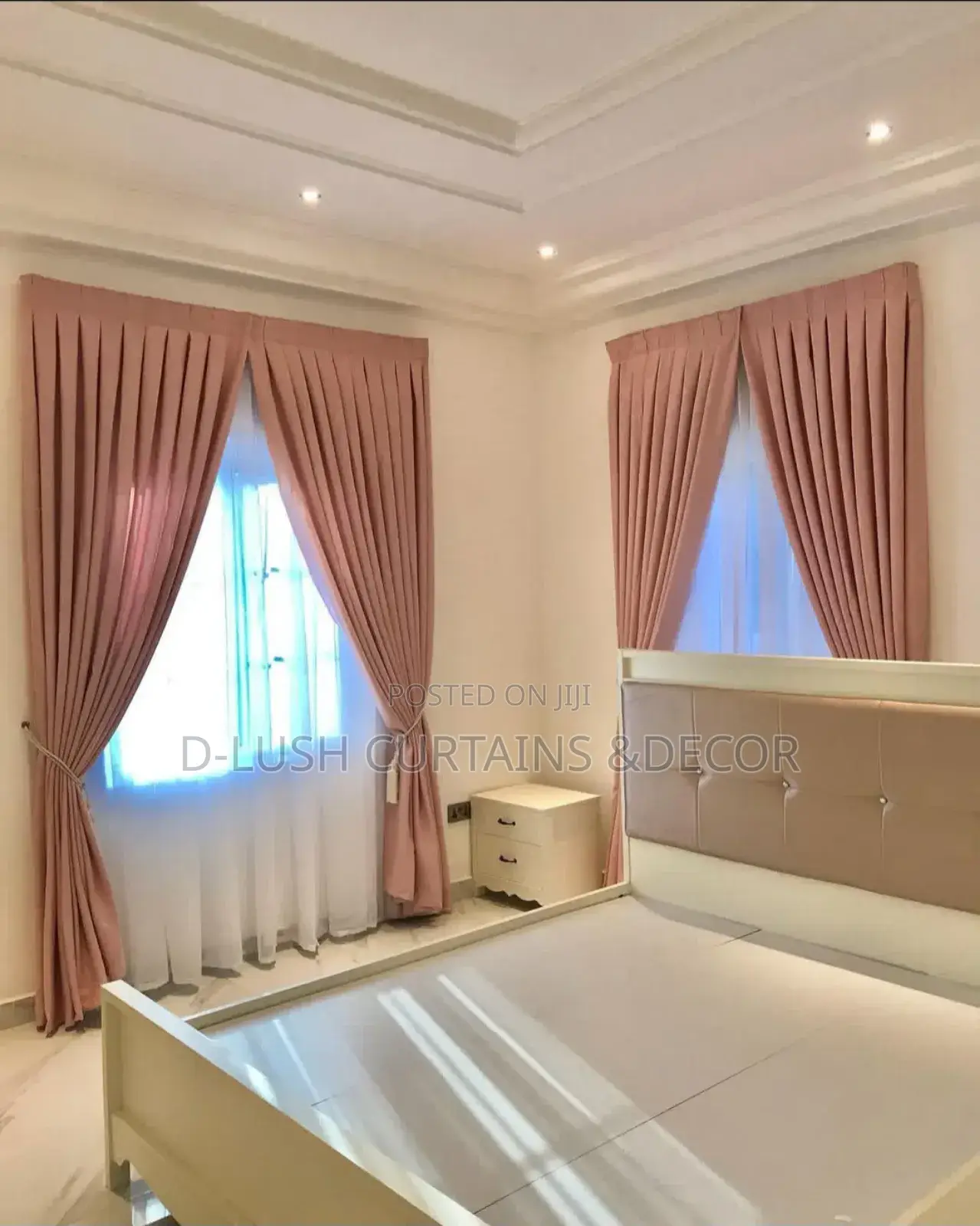 D-Lush Curtains and Installation