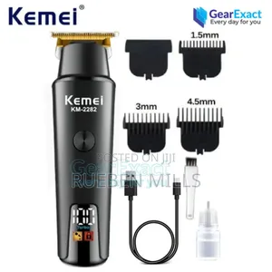 Close Trim Precision Kemei Zero Gap Beard Trimmer 1200mah